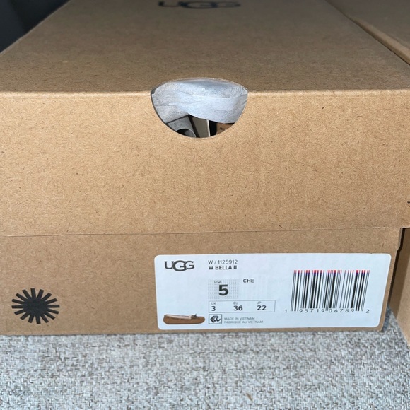 UGG Bella II Suede Moccasin Slipper - Chestnut - Picture 8 of 10